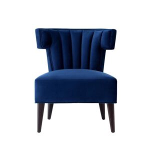 Azariah Blue Velvet Chair - Avant Garde Furniture - Designer Furniture Store & Luxury Home Decor