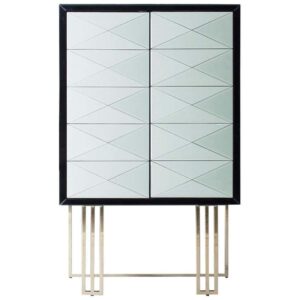 Azure Prism Glass Bar Cabinet - Avant Garde Furniture - Designer Furniture Store & Luxury Home Decor