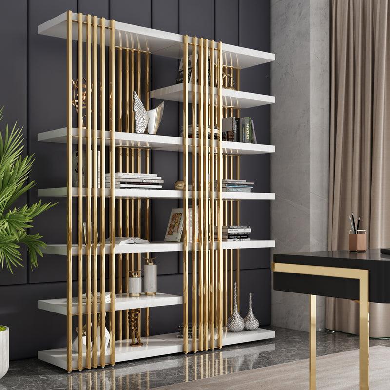 Balmain White Gold Etagere 160cm - Avant Garde Furniture - Designer Furniture Store & Luxury Home Decor