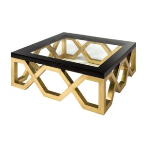 Barolo Brushed Gold Coffee Table - Avant Garde Furniture - Designer Furniture Store & Luxury Home Decor