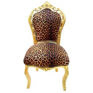 Baroque Leopard Gold Dining Chair - Avant Garde Furniture - Designer Furniture Store & Luxury Home Decor