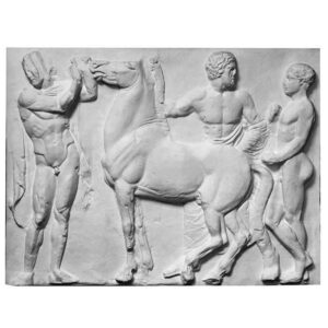 Bas-relief from the Parthenon, horseman, horse III 140cm - Avant Garde Furniture - Designer Furniture Store & Luxury Home Decor