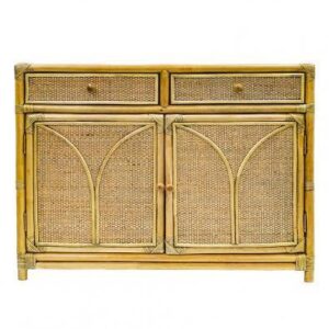 Baxter Plantation Toffee Bamboo Rattan Cabinet 100cm - Avant Garde Furniture - Designer Furniture Store & Luxury Home Decor