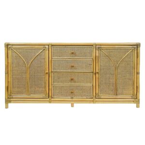 Baxter Plantation Toffee Bamboo Rattan Cabinet - Avant Garde Furniture - Designer Furniture Store & Luxury Home Decor