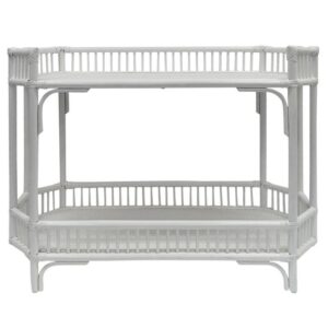 Baxter White Bamboo Rattan Console 100cm - Avant Garde Furniture - Designer Furniture Store & Luxury Home Decor