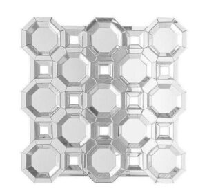 Beehive Hexagon Square Geometric Mirror 110cm - Avant Garde Furniture - Designer Furniture Store & Luxury Home Decor