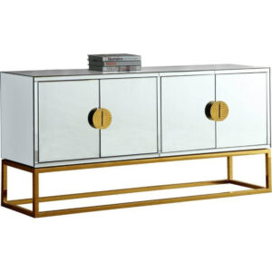 Belfield Mirror Brass Buffet Cabinet - Avant Garde Furniture - Designer Furniture Store & Luxury Home Decor