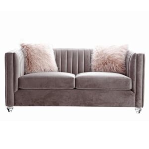 Bella Blush Velvet Sofa 168cm - Avant Garde Furniture - Designer Furniture Store & Luxury Home Decor