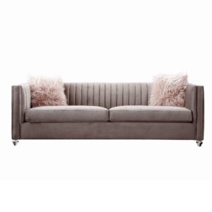 Bella Blush Velvet Sofa 232cm - Avant Garde Furniture - Designer Furniture Store & Luxury Home Decor