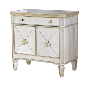 Belvedere Antique Gold Mirror Cabinet - Avant Garde Furniture - Designer Furniture Store & Luxury Home Decor