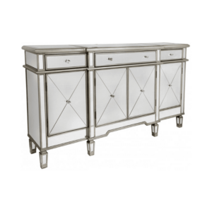 Belvedere Antique Silver Buffet Cabinet - Avant Garde Furniture - Designer Furniture Store & Luxury Home Decor