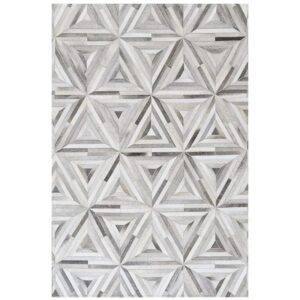 Bermuda Grey White Cowhide Rug 6 x 9 - Avant Garde Furniture - Designer Furniture Store & Luxury Home Decor