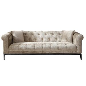 Bernhardt Beige Velvet Sofa 232cm - Avant Garde Furniture - Designer Furniture Store & Luxury Home Decor
