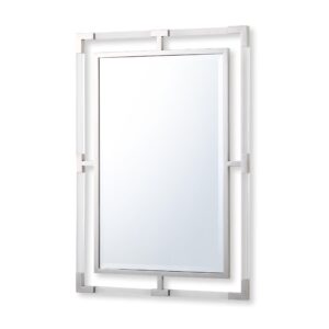 Bernhardt Chrome Lucite Rectangle Mirror - Avant Garde Furniture - Designer Furniture Store & Luxury Home Decor