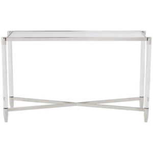 Beverley Chrome Lucite Console - Avant Garde Furniture - Designer Furniture Store & Luxury Home Decor