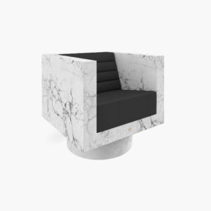 Blanco Black Canvas Armchair - Avant Garde Furniture - Designer Furniture Store & Luxury Home Decor
