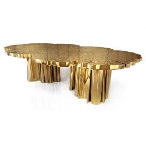 Fortuna Brass Dining Table Large - Avant Garde Furniture - Designer Furniture Store & Luxury Home Decor