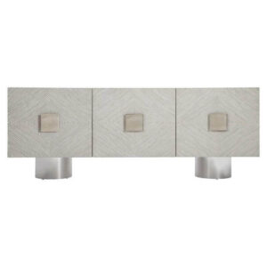 Boulevarde Cream Oak Nickel Mirror Buffet - Avant Garde Furniture - Designer Furniture Store & Luxury Home Decor