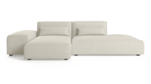 Brentwood Off White Velvet Modular Daybed - Avant Garde Furniture - Designer Furniture Store & Luxury Home Decor