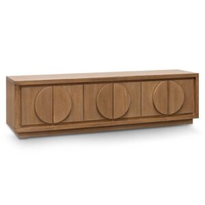 Calibre Natural Oak Entertainment Console 200cm - Avant Garde Furniture - Designer Furniture Store & Luxury Home Decor