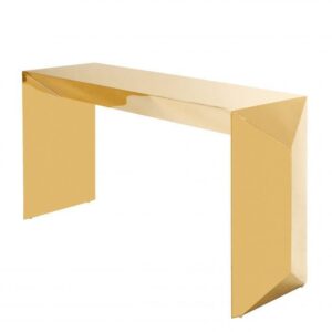 Carlow Polished Gold Console Table - Avant Garde Furniture - Designer Furniture Store & Luxury Home Decor