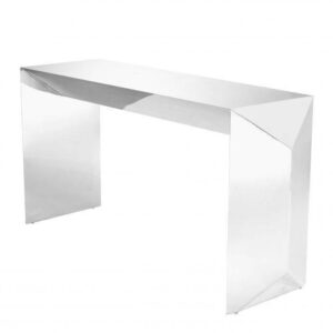 Carlow Poloshed Chrome Console Table - Avant Garde Furniture - Designer Furniture Store & Luxury Home Decor