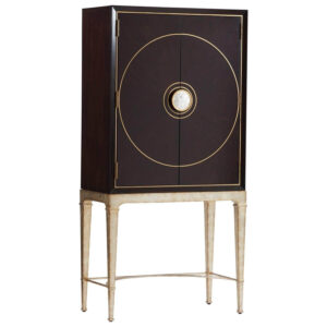 Carlysle Espresso Ash Bar Cabinet - Avant Garde Furniture - Designer Furniture Store & Luxury Home Decor