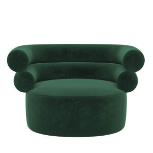 Caspian Navy Velvet Armchair - Avant Garde Furniture - Designer Furniture Store & Luxury Home Decor