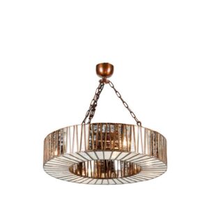 Cavalli Brass Glass Small Chandelier - Avant Garde Furniture - Designer Furniture Store & Luxury Home Decor