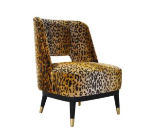 Cavalli Leopard Velvet Accent Chair - Avant Garde Furniture - Designer Furniture Store & Luxury Home Decor