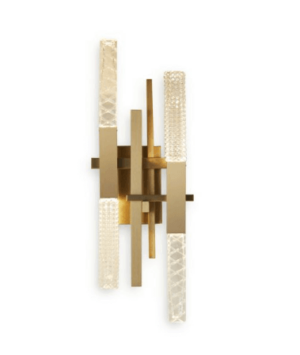 Balzano brass Crystal Wall Light - Avant Garde Furniture - Designer Furniture Store & Luxury Home Decor