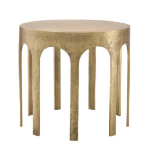 Giardini Antique Brass Sidetable - Avant Garde Furniture - Designer Furniture Store & Luxury Home Decor