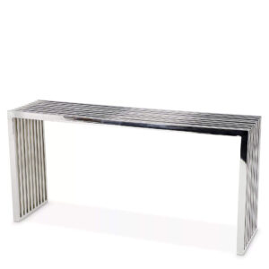 Crawford Chrome Silver Console 150cm - Avant Garde Furniture - Designer Furniture Store & Luxury Home Decor