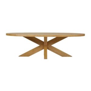 Cubano Natural Oak Oval Dining Table 250cm - Avant Garde Furniture - Designer Furniture Store & Luxury Home Decor
