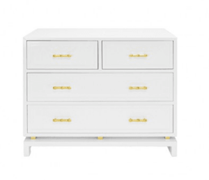 Declan White Gold Chest Drawer - Avant Garde Furniture - Designer Furniture Store & Luxury Home Decor