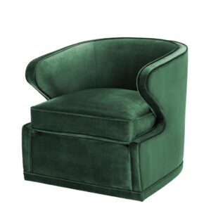 Dorsett Roche Green Velvet Chair - Avant Garde Furniture - Designer Furniture Store & Luxury Home Decor