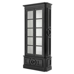 Elegancia White Etagere Glass Door Cabinet - Avant Garde Furniture - Designer Furniture Store & Luxury Home Decor