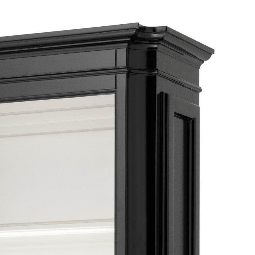 Elegancia White Etagere Glass Door Cabinet - Avant Garde Furniture - Designer Furniture Store & Luxury Home Decor