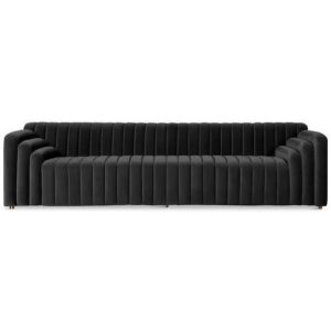 Empire Black Velvet Sofa 274cm - Avant Garde Furniture - Designer Furniture Store & Luxury Home Decor