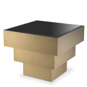 Empire Brushed Brass Side Table - Avant Garde Furniture - Designer Furniture Store & Luxury Home Decor