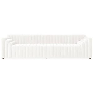 Empire White Velvet Sofa 274cm - Avant Garde Furniture - Designer Furniture Store & Luxury Home Decor