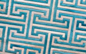 Eros Ripcord Aquamarine White Cowhide Rug / Per Sq Metre - Avant Garde Furniture - Designer Furniture Store & Luxury Home Decor