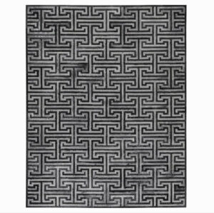 Eros Ripcord Black Grey Cowhide Rug 8 x 10 - Avant Garde Furniture - Designer Furniture Store & Luxury Home Decor