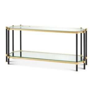 Florence Gold Black Console Table - Avant Garde Furniture - Designer Furniture Store & Luxury Home Decor