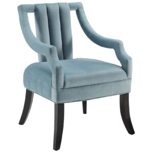 Gainsborough Light Blue Velvet Armchair - Avant Garde Furniture - Designer Furniture Store & Luxury Home Decor