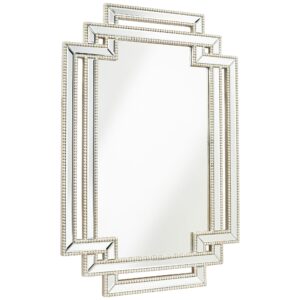 Galliano Silver Studded Mirror 100cm - Avant Garde Furniture - Designer Furniture Store & Luxury Home Decor