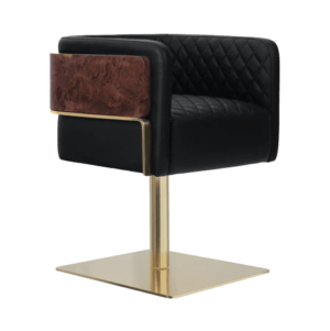 Gallineux Walnut Root Brass Dining Chair - Avant Garde Furniture - Designer Furniture Store & Luxury Home Decor