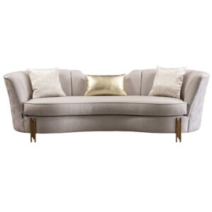 Ferragamo Beige Italian Jacquard Beige Sofa 240cm - Avant Garde Furniture - Designer Furniture Store & Luxury Home Decor