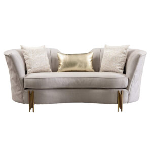 Ferragamo Beige Italian Jacquard Sofa 190cm - Avant Garde Furniture - Designer Furniture Store & Luxury Home Decor