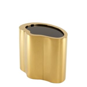 Gibbons Gold Black Side Table - Avant Garde Furniture - Designer Furniture Store & Luxury Home Decor